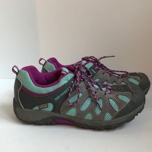 Merrell girls Cameleon cushioned footbed hiking shoes size 6W